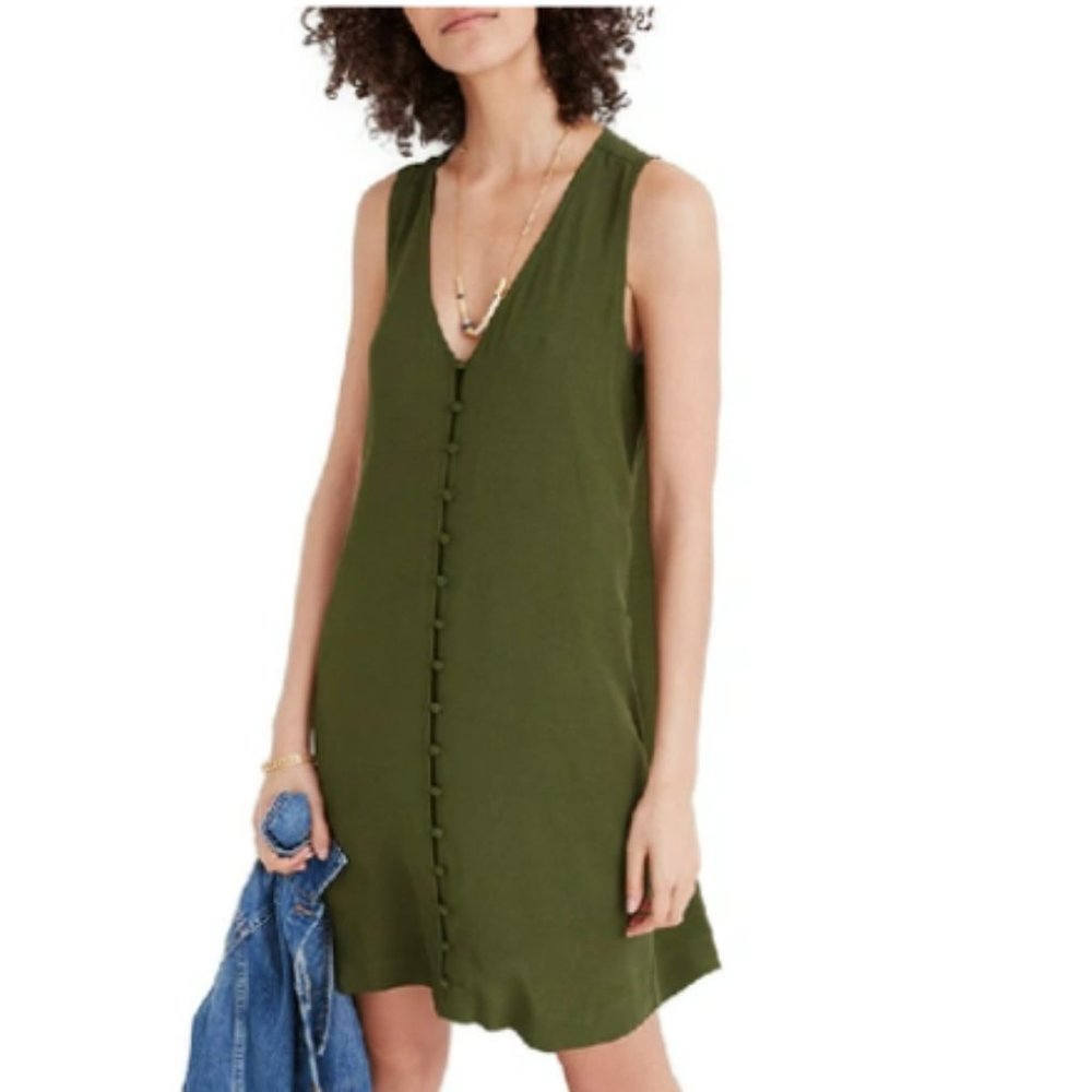 Heather Button-Front Dress